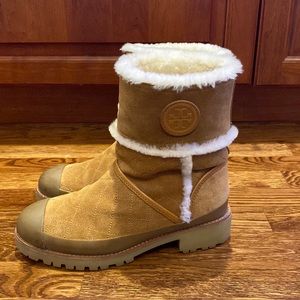 Tory Burch Fur Boots Size 8